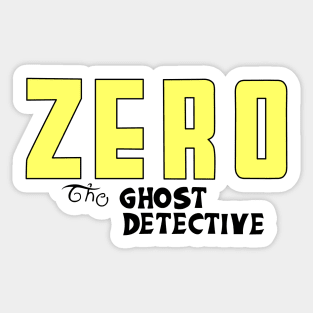 Zero the Ghost Detective Sticker